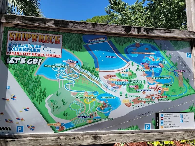 View of Shipwreck Island in Destin, FL