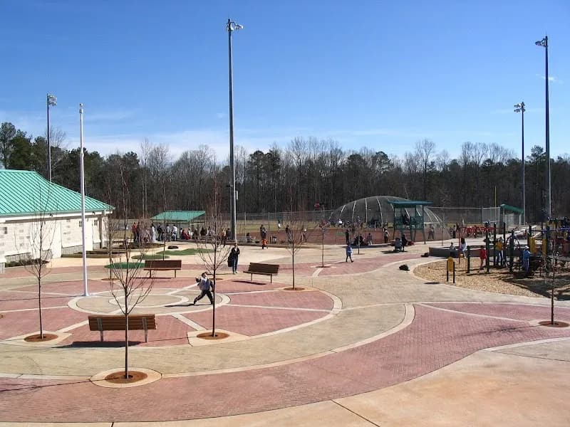 View of Shorty Howell Park in Duluth, GA