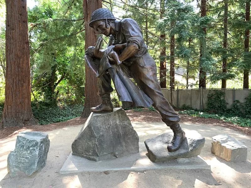 View of Shoup Park in Los Altos, CA