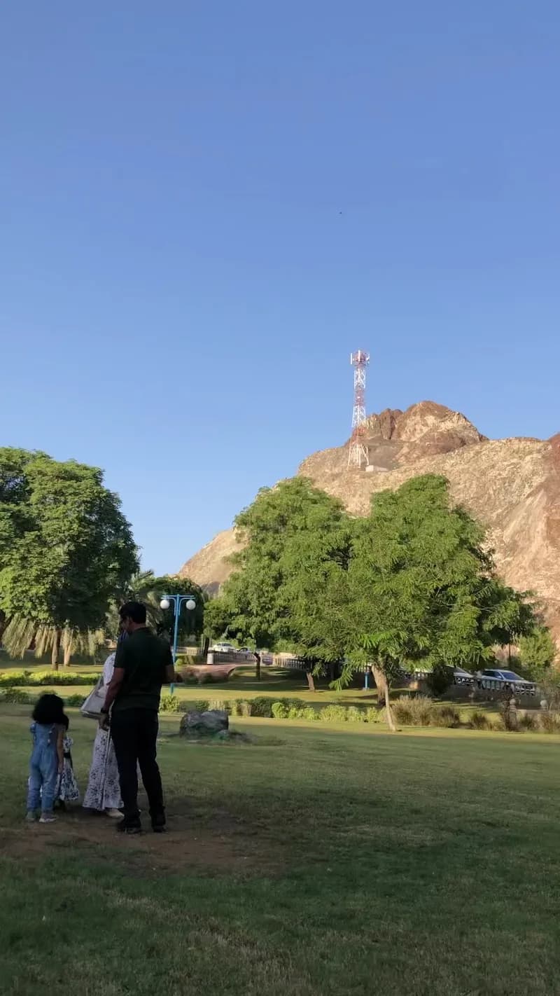 View of Sidab Park and Garden حديقة البستان العامة in Sidab, Muscat