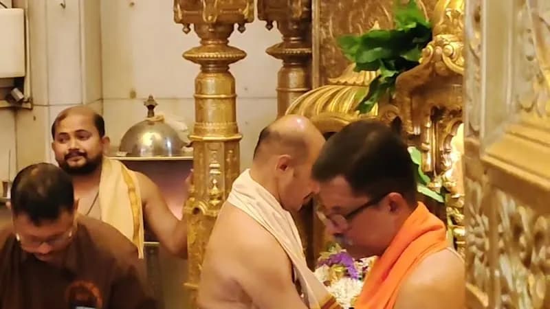 View of Siddhivinayak Temple Garden in Khalapur, MH