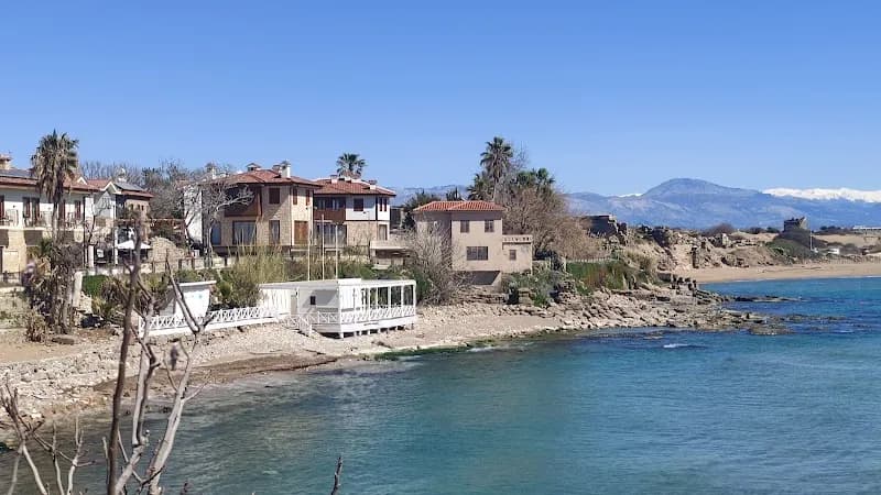 View of Side Beach in Side, Antalya