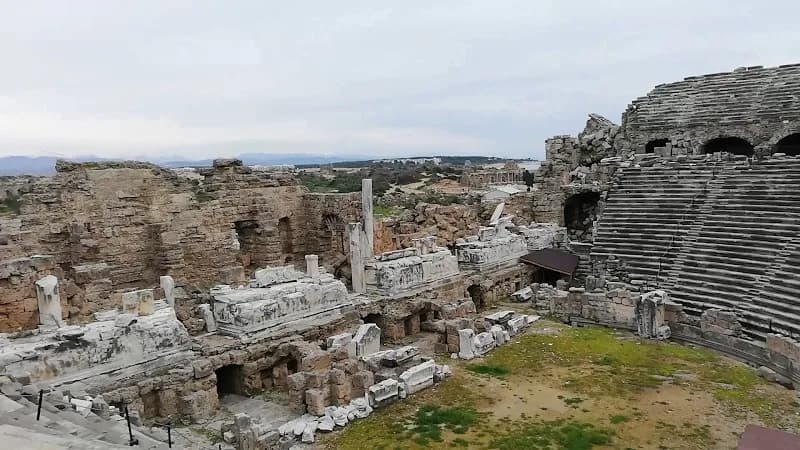 View of Side Örenyeri in Side, Antalya