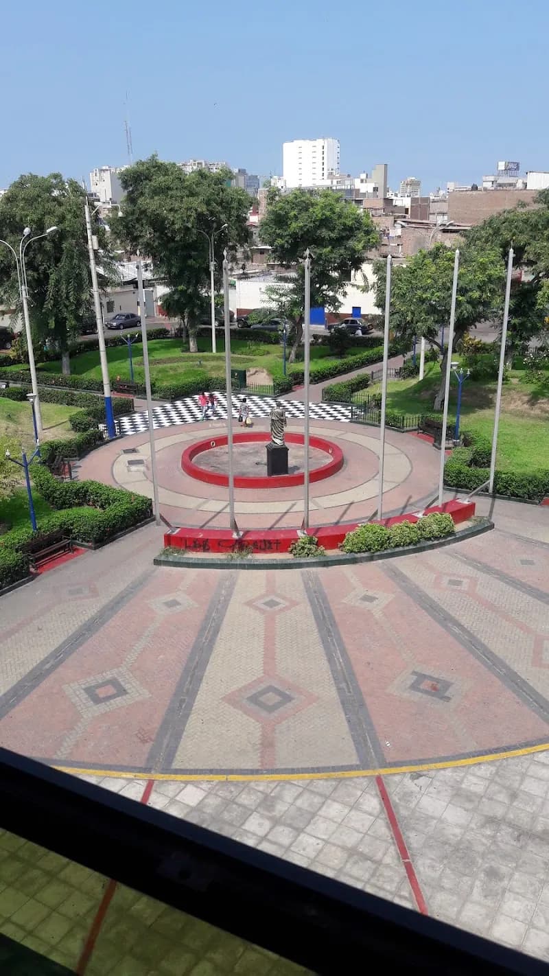 View of Simón Bolívar Park in San Borja, Lima