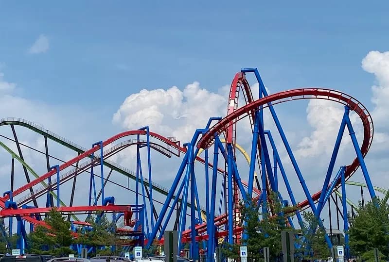 View of Six Flags Great Adventure in Princeton, NJ