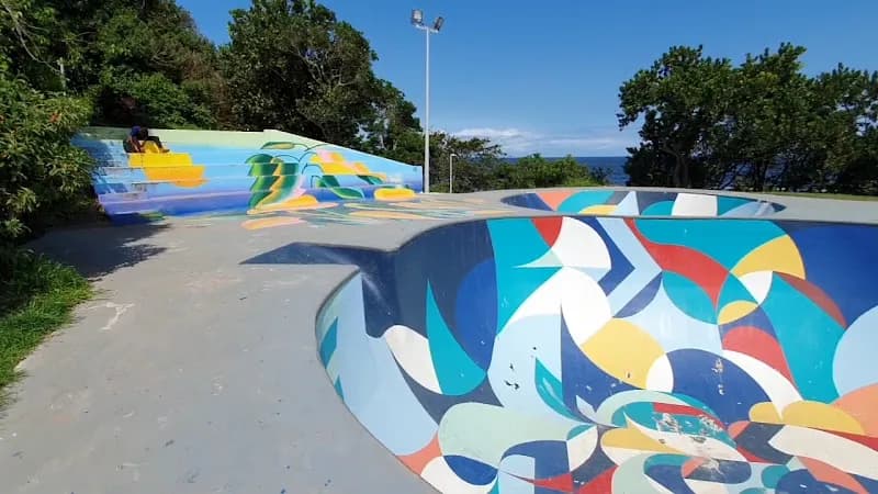 View of Skate rink - Bowl Arpoador in Rio de Janeiro, RJ