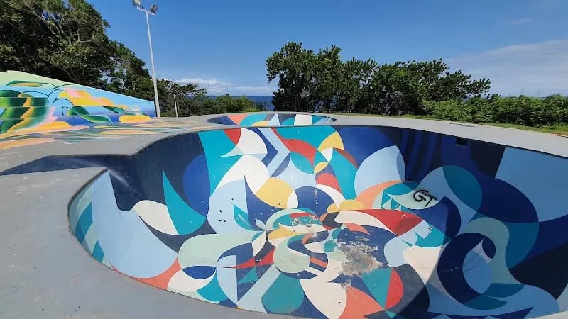 View of Skate rink - Bowl Arpoador in Rio de Janeiro, RJ
