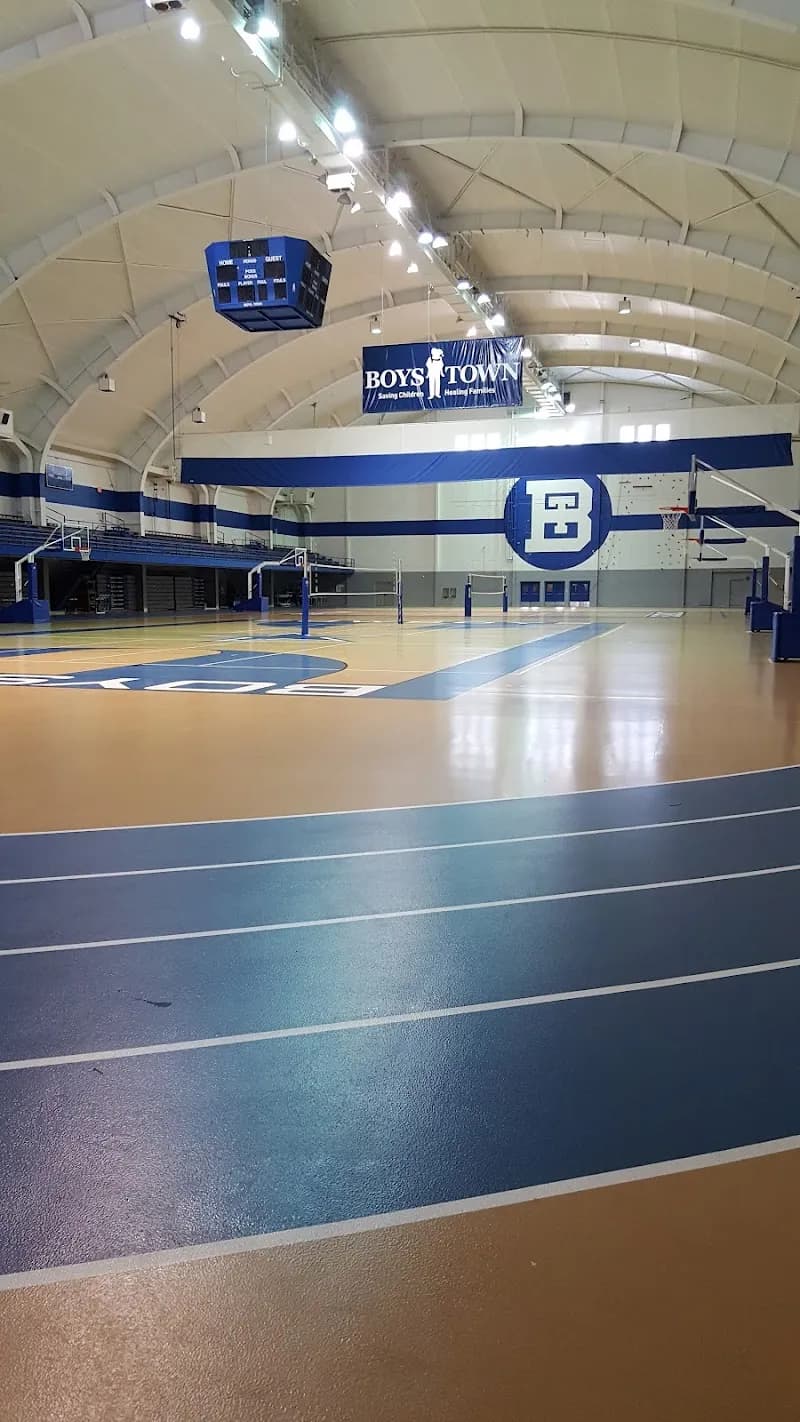 Skip Palrang Memorial Fieldhouse gym in Boys Town, NE