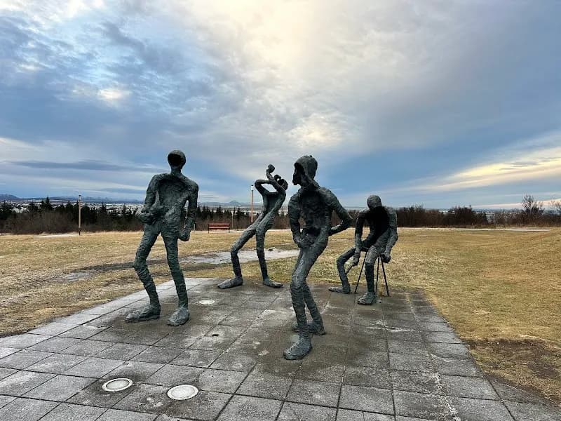 Öskjuhlíð park in Reykjavik, RVK