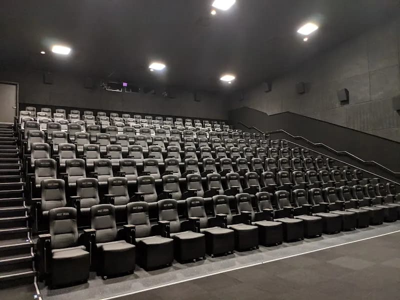View of Sky Cinemas Railyard in Santa Fe, NM