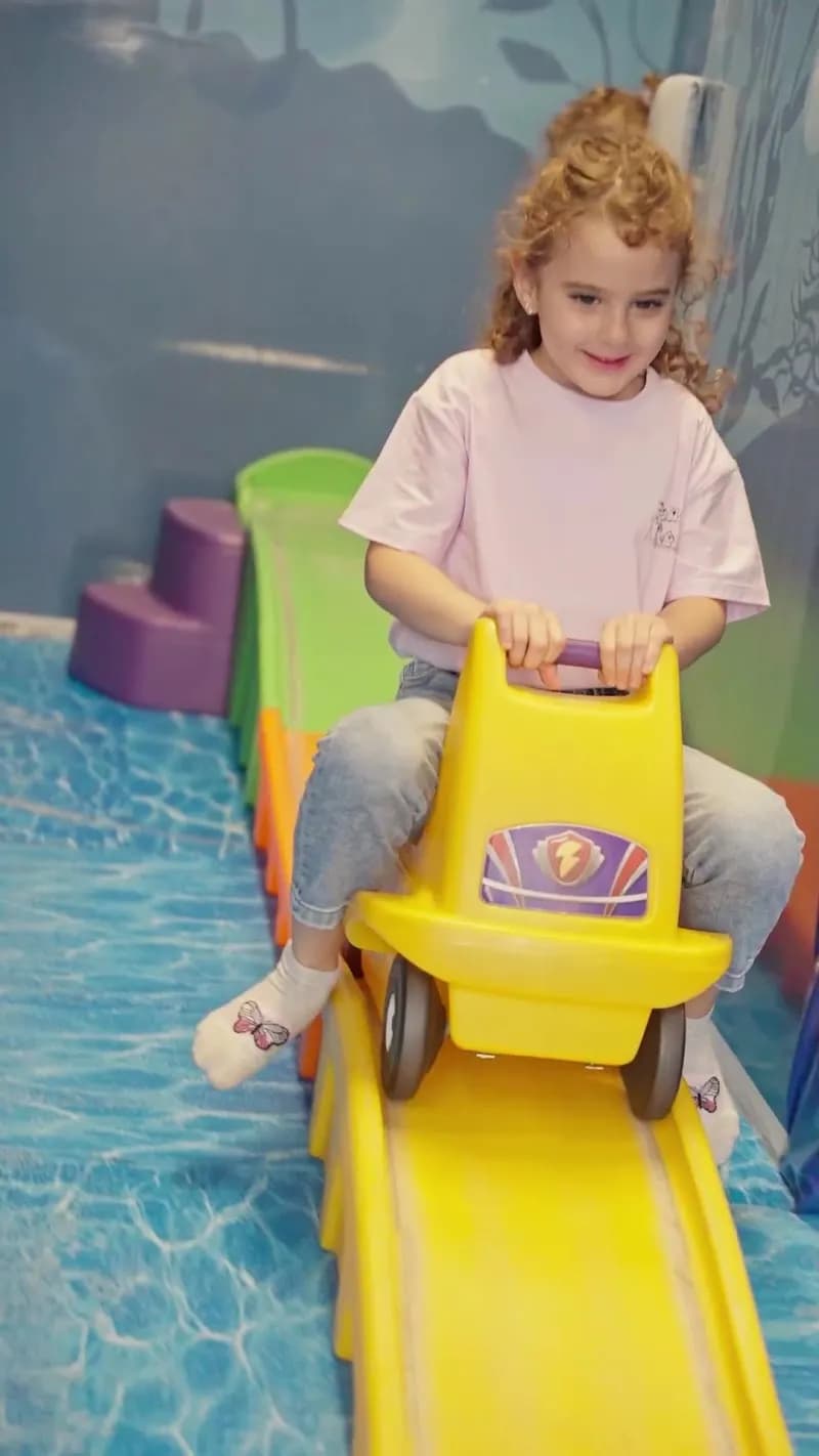 View of Sky High Playground in Sweifieh, Amman