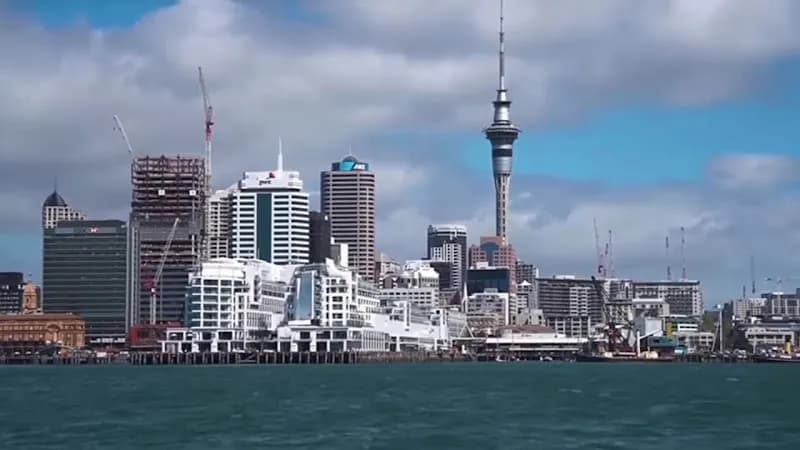 View of Sky Tower in Auckland, AKL