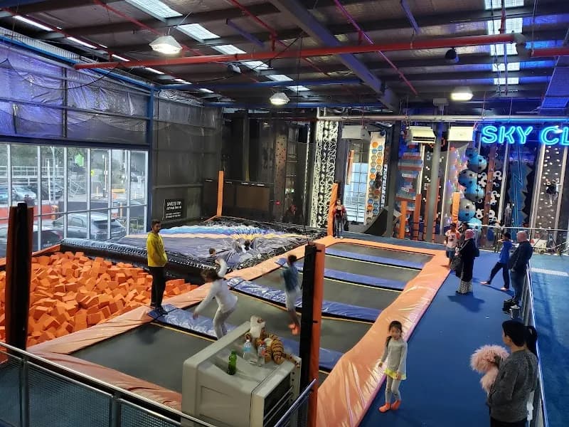 View of Sky Zone Alexandria in Sydney, NSW