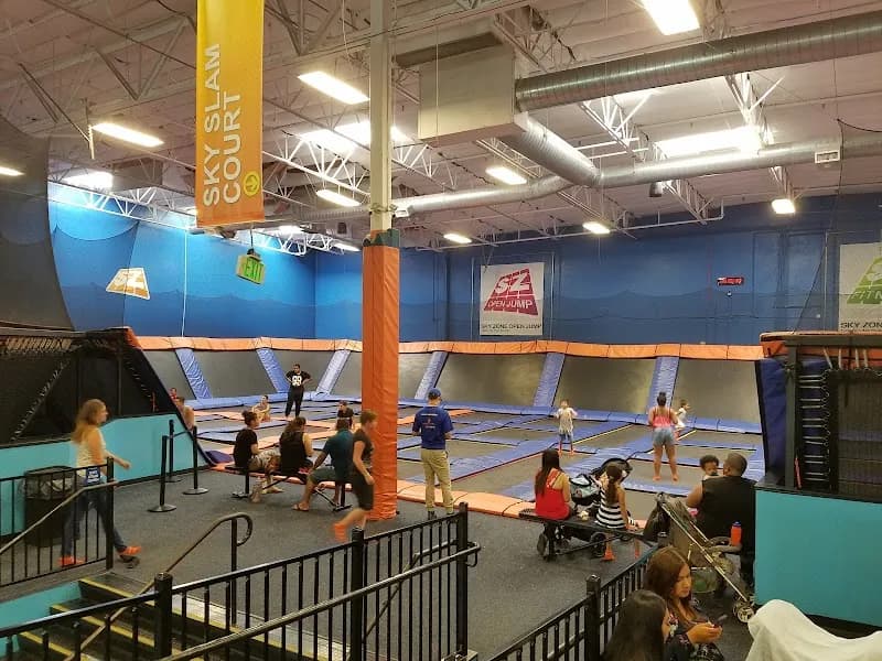 View of Sky Zone Trampoline Park in Chula Vista, CA