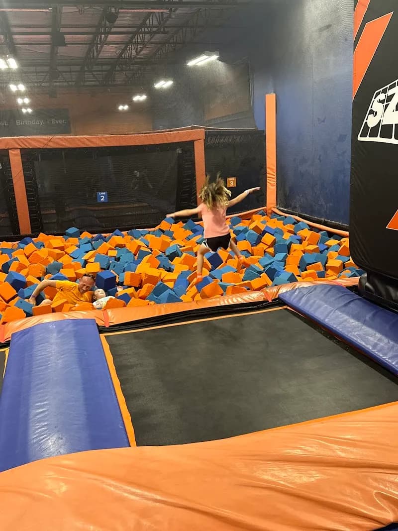 View of Sky Zone Trampoline Park in Greensboro, NC
