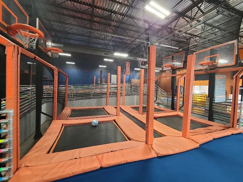 View of Sky Zone Trampoline Park in Greensboro, NC