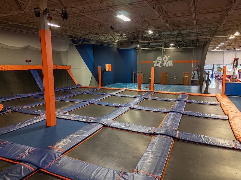View of Sky Zone Trampoline Park in Moseley, VA