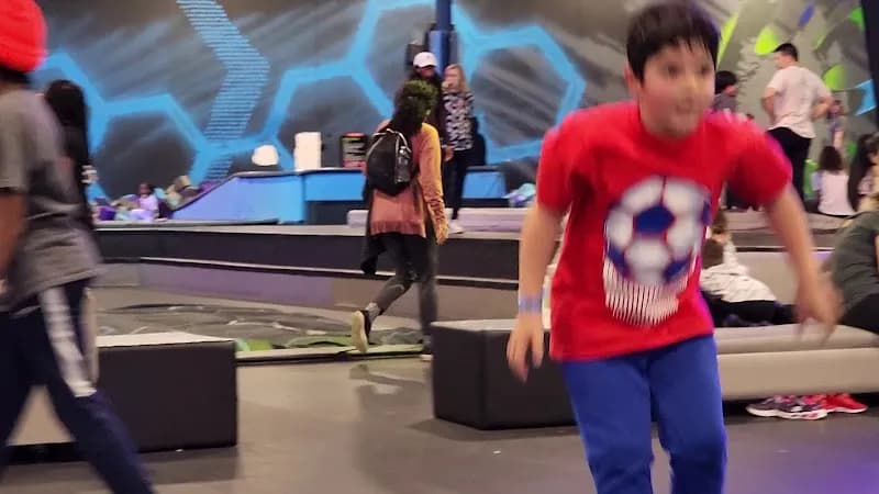 View of Sky Zone Trampoline Park in Oak Park, MI