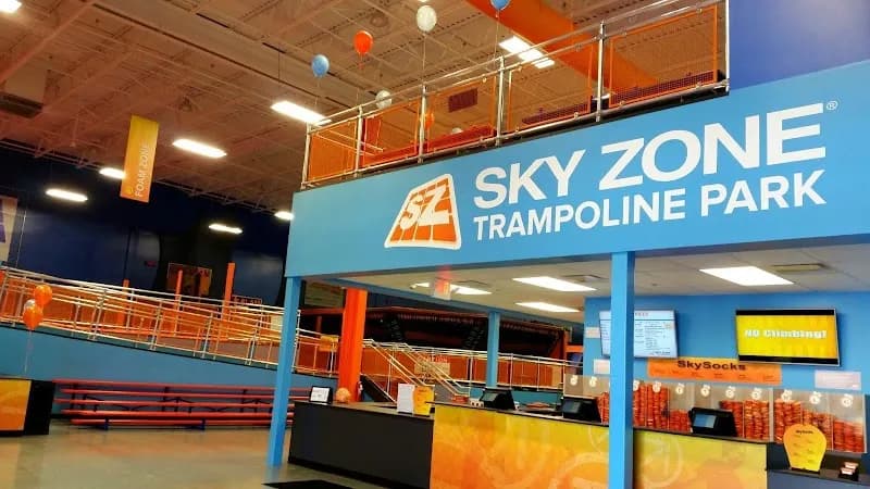View of Sky Zone Trampoline Park in Wilmington, DE