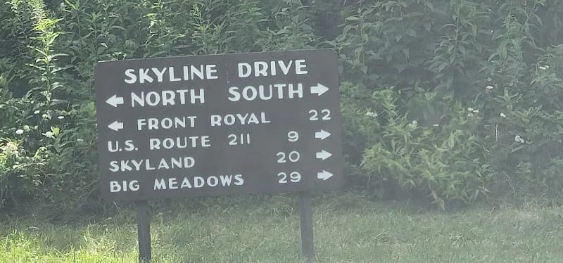 View of Skyline Drive in Charlottesville, VA