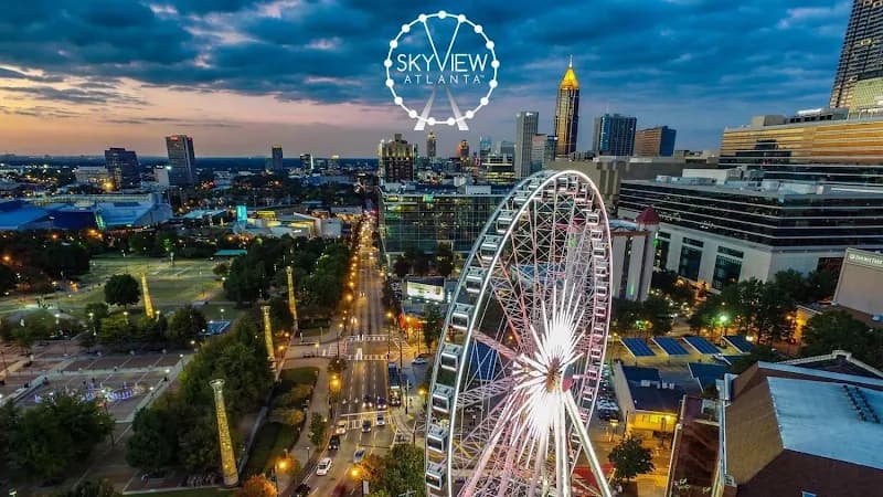 SkyView Atlanta ferris wheel in Atlanta, GA