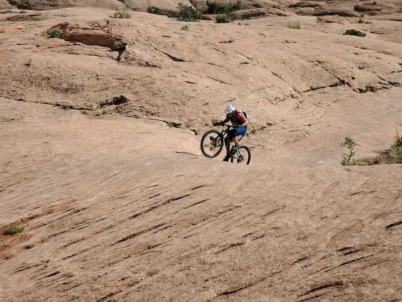 View of Slickrock Bike Trail in Moab, UT