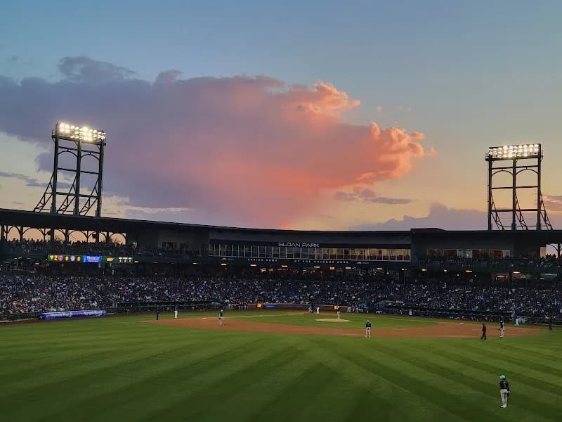 View of Sloan Park in Mesa, AZ