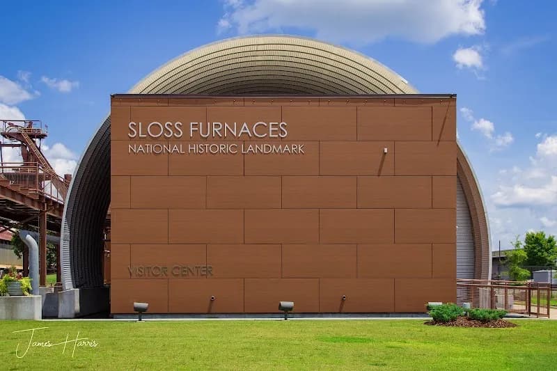 View of Sloss Furnaces National Historic Landmark in Birmingham, AL