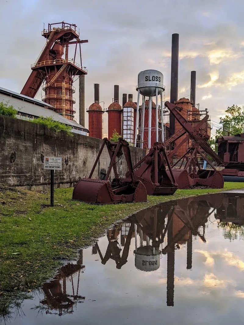 View of Sloss Furnaces National Historic Landmark in Birmingham, AL