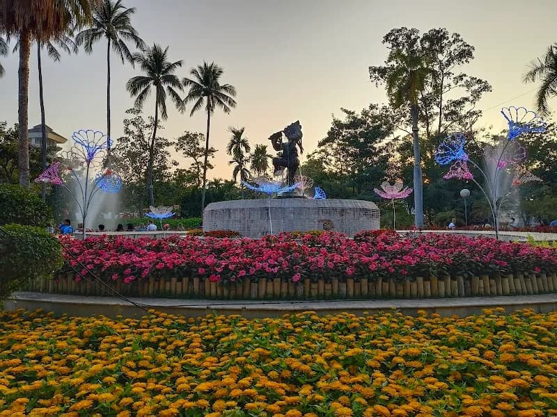 View of Small Local Playgrounds in Ton Payom, CM