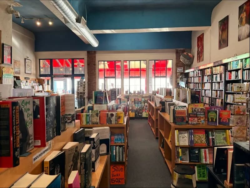 View of Small World Books in Venice, CA