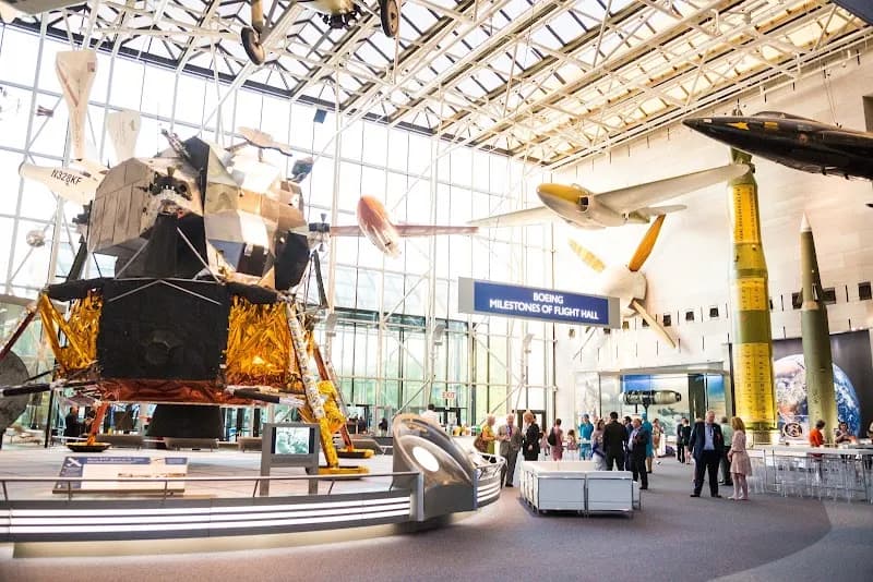 View of Smithsonian's National Air and Space Museum in Washington DC, DC