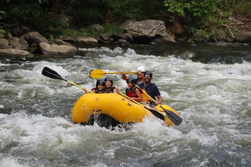 View of Smoky Mountain River Rat Main Tubing Outpost in Townsend, TN