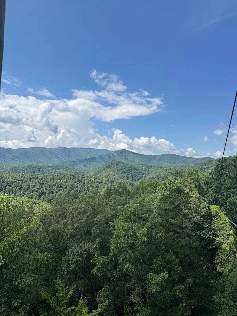 View of Smoky Mountain Ziplines in Kodak, TN