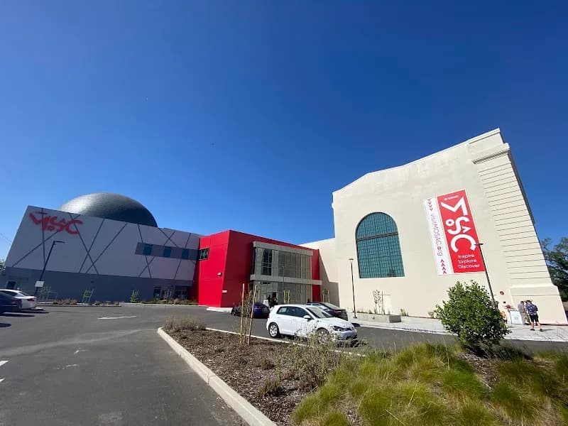 View of SMUD Museum of Science and Curiosity in Sacramento, CA