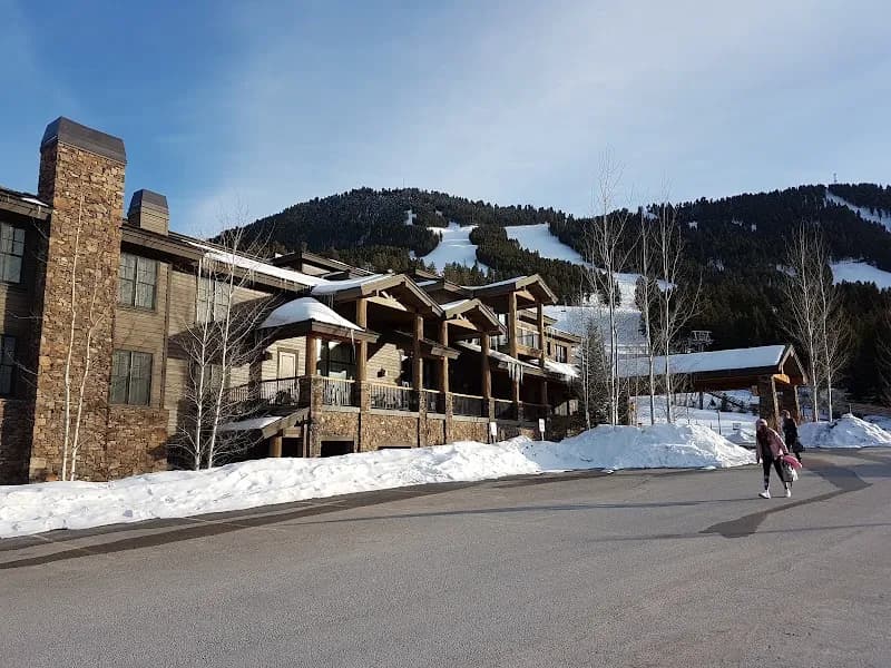 View of Snow King Mountain in Jackson, WY