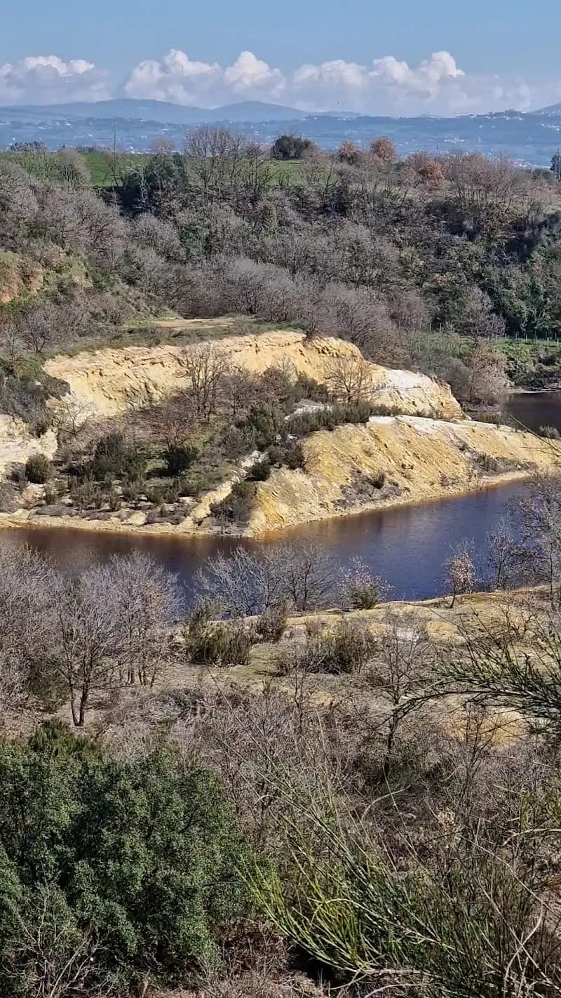 View of Solfatara di Pomezia in Pomezia, Lazio