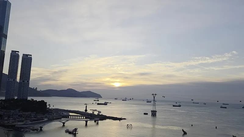 View of Songdo Beach in Busan, BSN