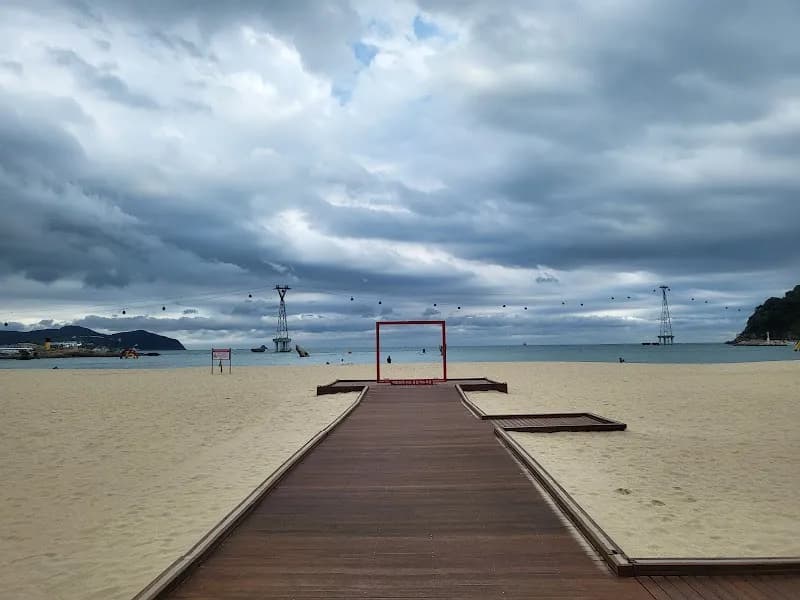 View of Songdo Beach in Busan, BSN