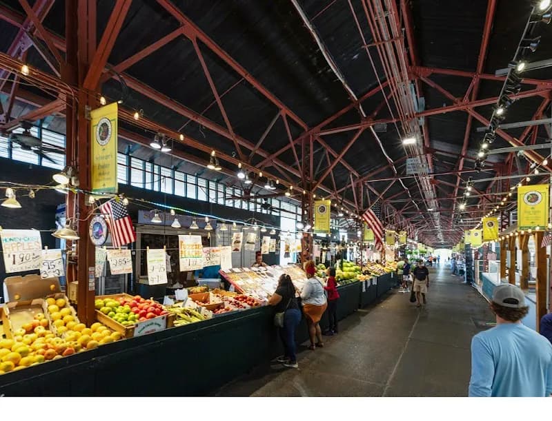 View of Soulard Farmers Market in St. Louis, MO