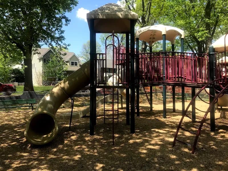 View of South Ardmore Park in Ardmore, PA