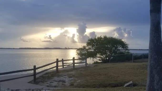 View of South Bay Park in Corpus Christi, TX