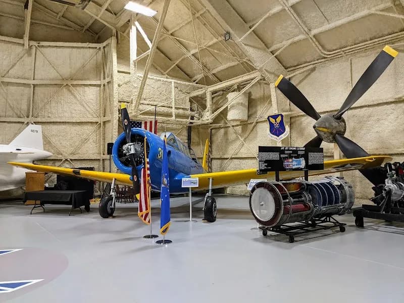 View of South Dakota Air and Space Museum in Rapid City, SD