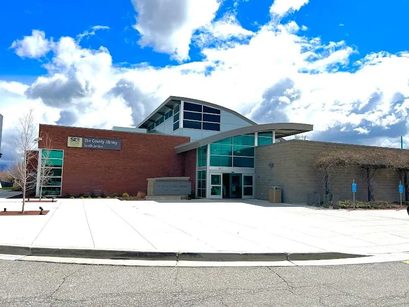 View of South Jordan Library in South Jordan, UT