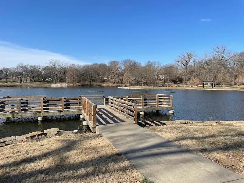 View of South Lake Park in Overland Park, KS