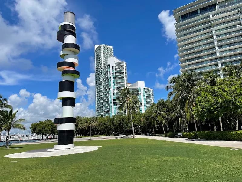 View of South Pointe Park in Miami Beach, FL