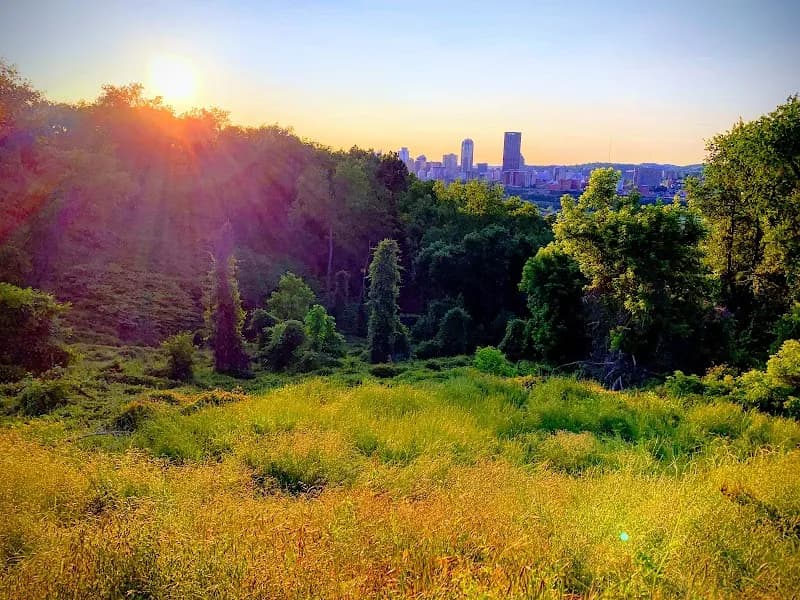 View of South Side Park in South Side, PA