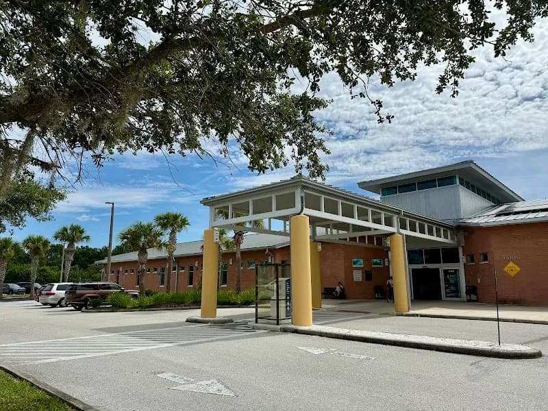 View of SouthShore Regional Library in Apollo Beach, FL