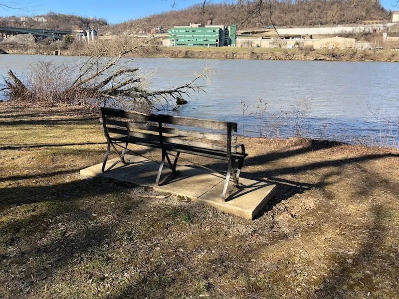 View of Southside Riverfront Park in South Side, PA