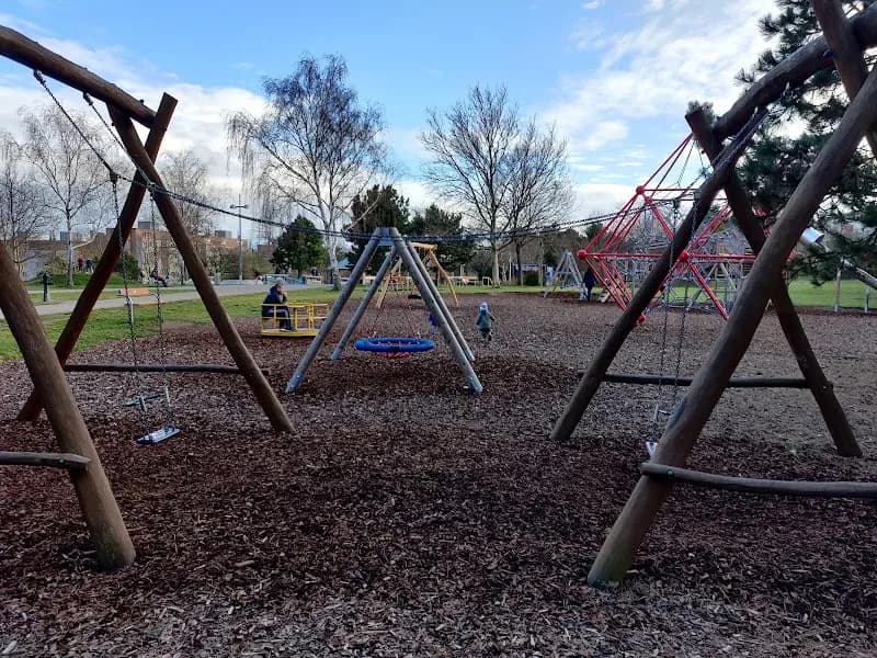 View of Speising Playground in Liesing, VIE